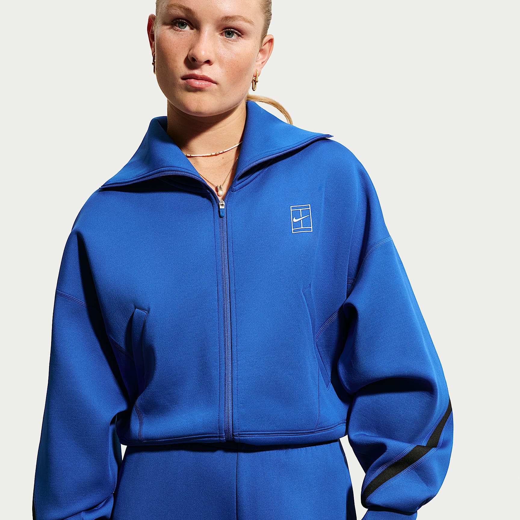 Nike Advantage Women's Dri-FIT Full-Zip Tennis Jacket. Nike LU